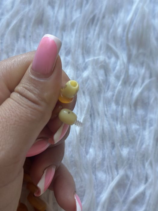 Бусы янтарные винтаж