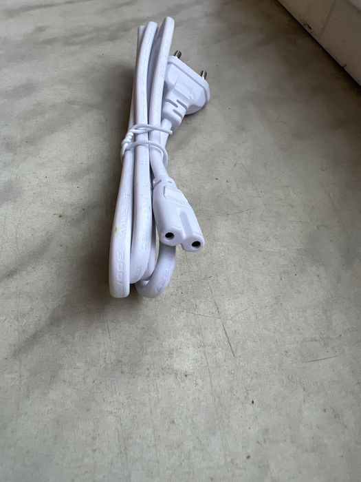 Шнур мережний 2х0.75мм 1.8 м, сірий є ще чорні по 3 м