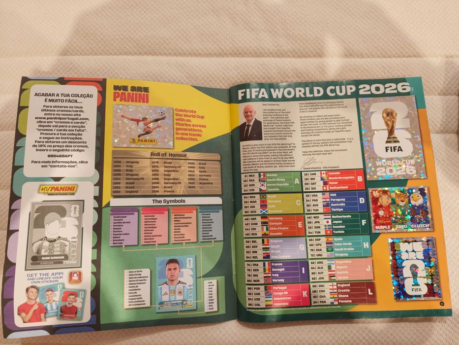Caderneta Mundial Panini 2026