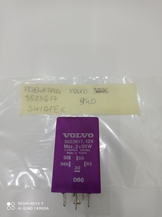 Przekaźnik świateł volvo 940  35,23617 oryginalny
