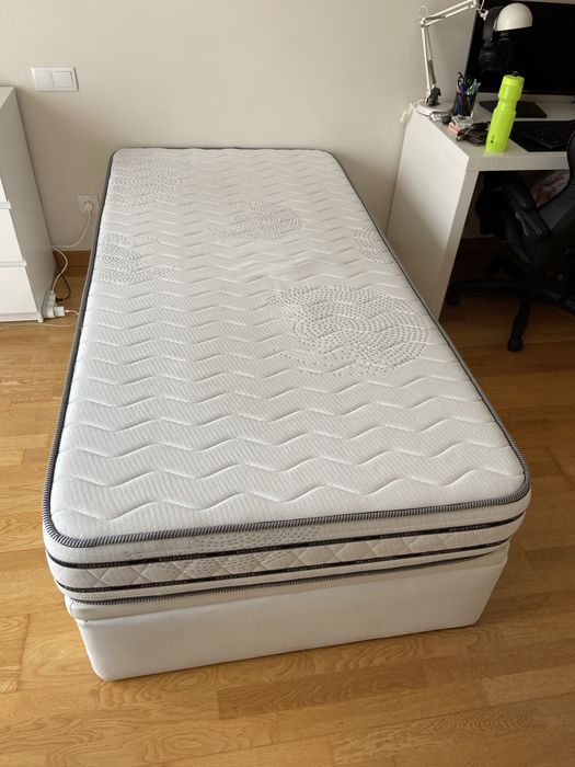 Somier com abertura lateral 195cm x 95cm, marca lusocolchao.