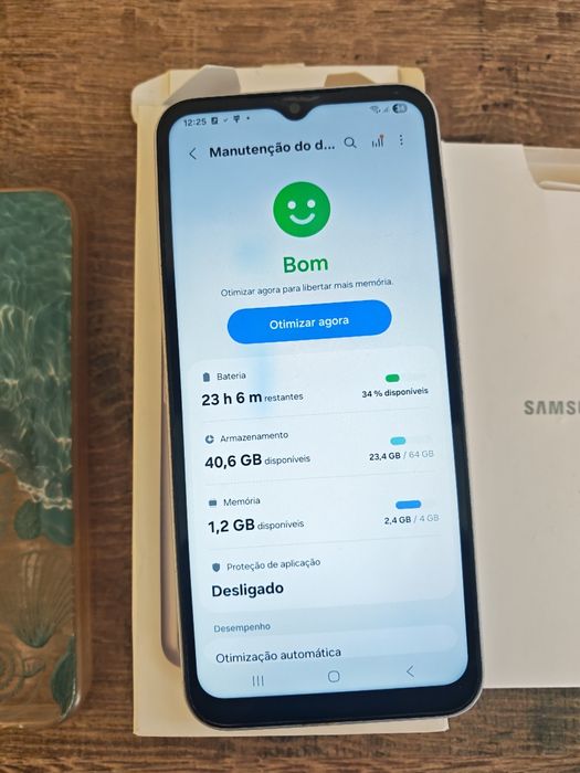 Samsung A14 6.6" 4GB/64GB Silver  Aceito Retomas