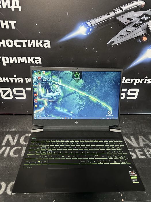Ігровий потужний HP Pavilion Gaming/8 потоків Ryzen 5 3550H/GTX 1660 Ti 6GB/16GB DDR4/ 500SSD +1TB HDD/ нов АКБ