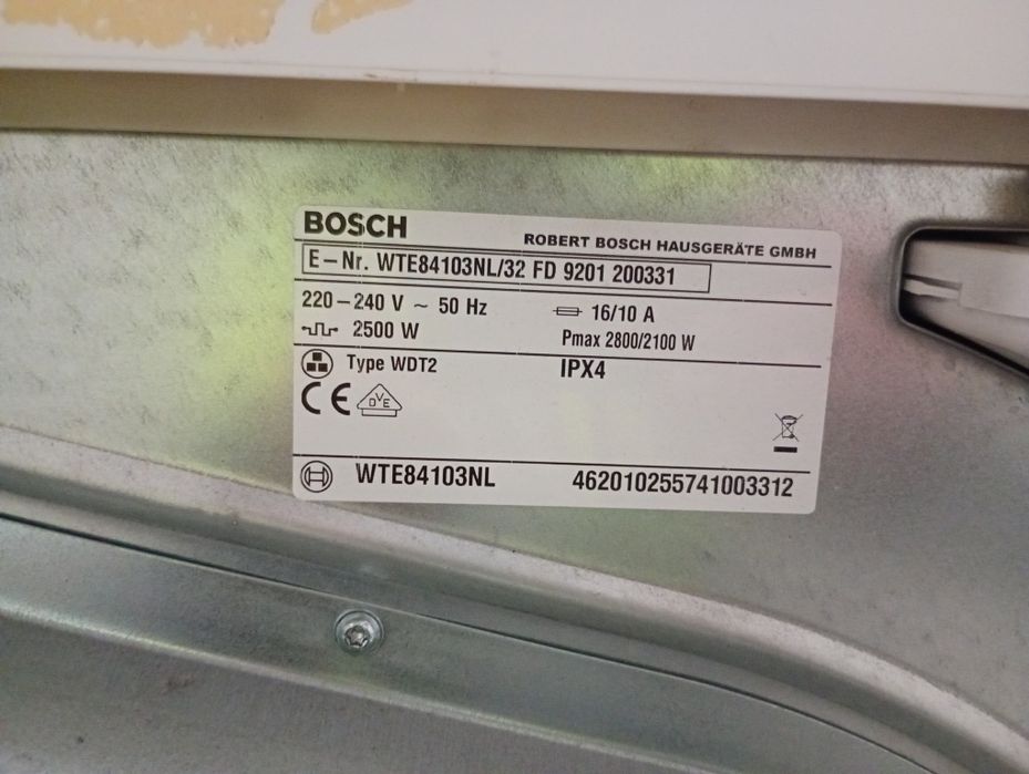 Suszarka do prania kondensacyjna Bosch