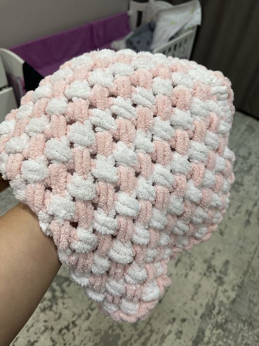 Плед дитячий вʼязаний 65*75