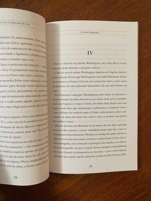 O Estranho Caso de Benjamin Button - F. Scott Fitzgerald