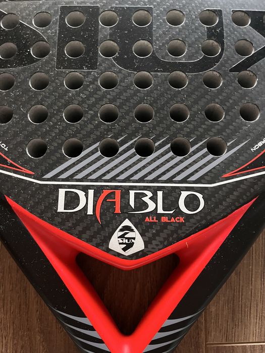 Raquete de Padel Siux Diablo All Black