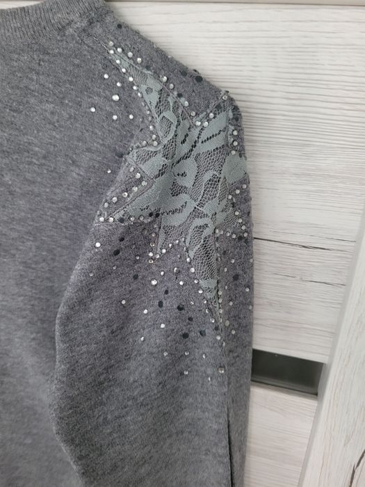 Sweterek damski szary rozmiar S