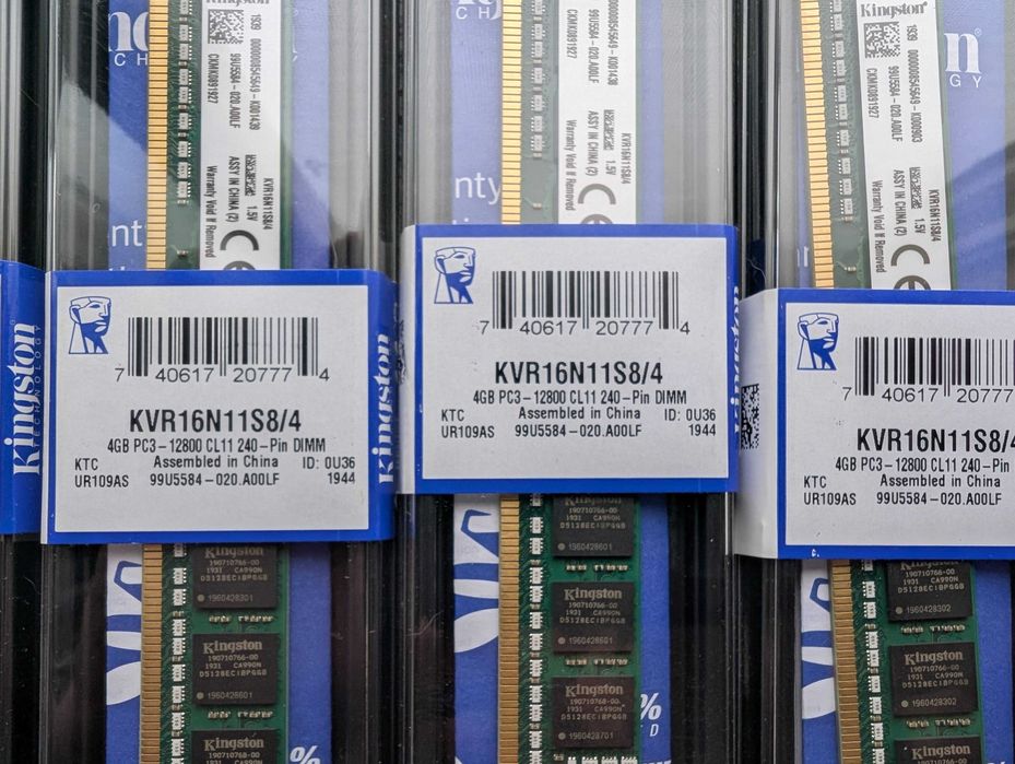 23 Sticks DDR3 4GB Kingston KVR16N11S8/4 NOVOS