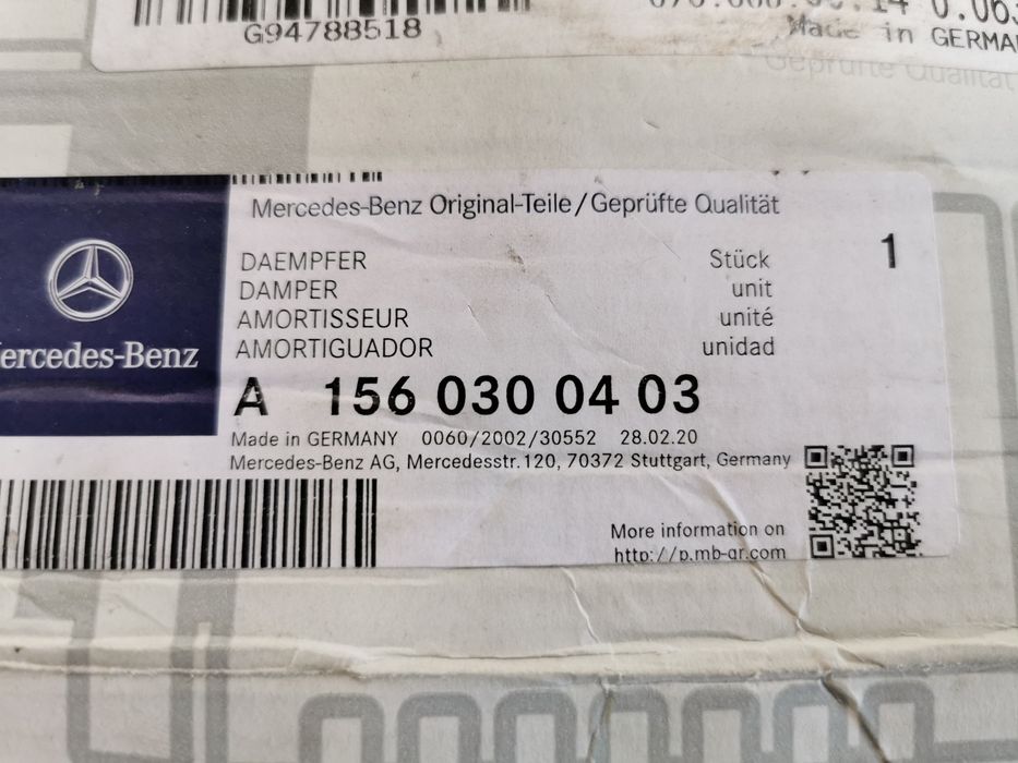 Oryginalne nowe koło pasowe Mercedes AMG  6.2 V8