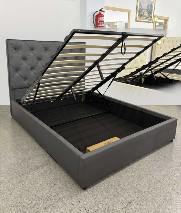 Cama com Sommier Rebatível NOVO - Envio Grátis