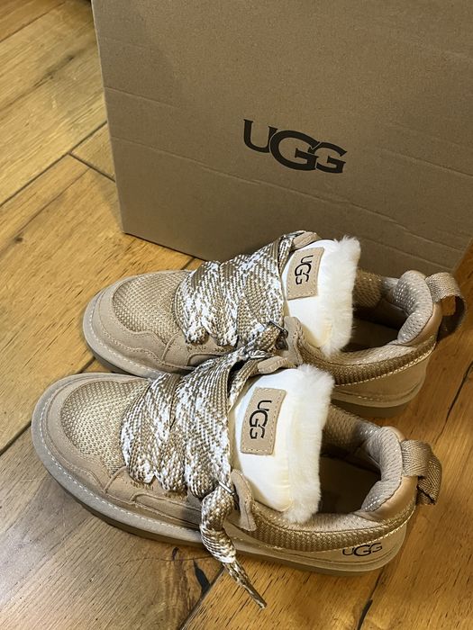 Ugg lowmel sand piaskowe buty zimowe trampki beżowe