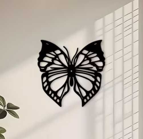 Nowa metalowa dekoracja motyl