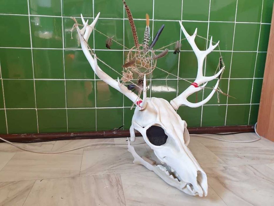 Maska Leszy Wendigo (wiedźmin) ruchoma żuchwa czaska Cosplay druk 3d