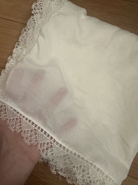 Biala chusta chustka apaszka
