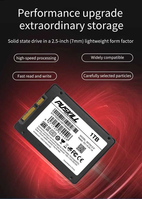 Puskill dysk SSD 2TB  2,5 cala Sata III Nowy