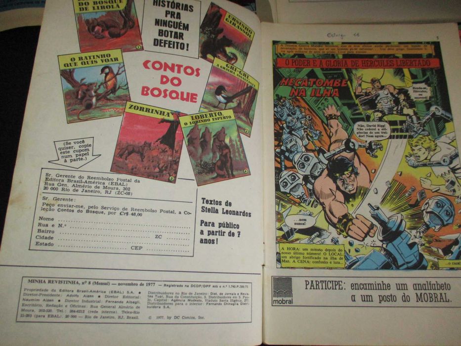 Livros Banda Desenhada BD EBAL Bloch