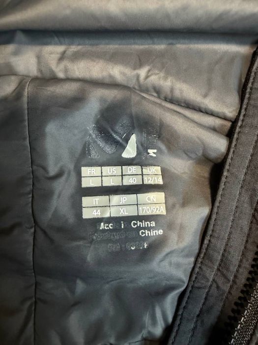 Вітровка мікро пуховий Millet belay hoodie black polartec goretex