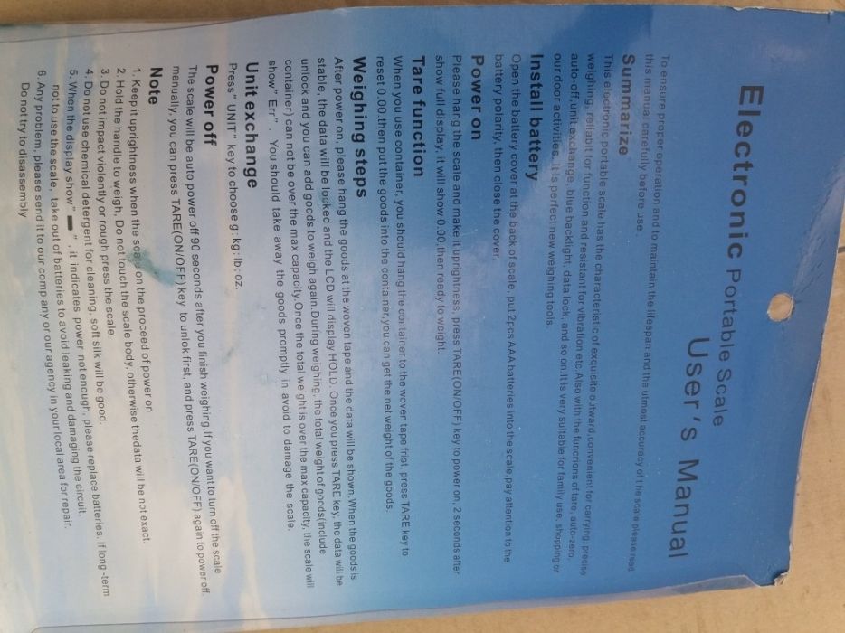 Кантерные электронные весы безмен  до 40 кг