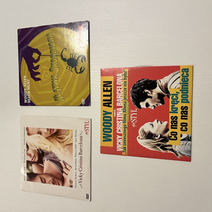 Zestaw 3 filmów DVD Woody’ego Allena