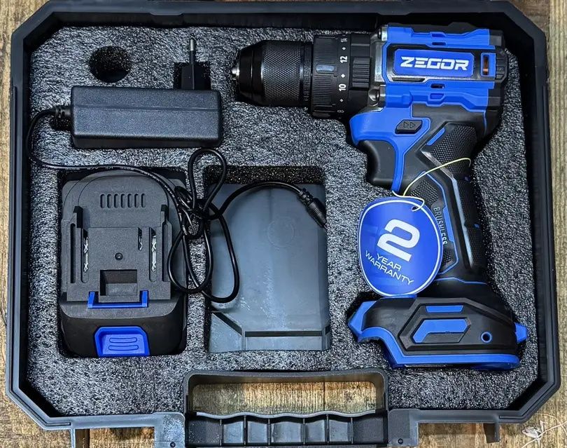 Ударный Аккумуляторный шуруповерт ZEGOR CDD-21BLH Brushless 21В Зегор Посадка Макита М1 Шурупокрут Дрель Дриль