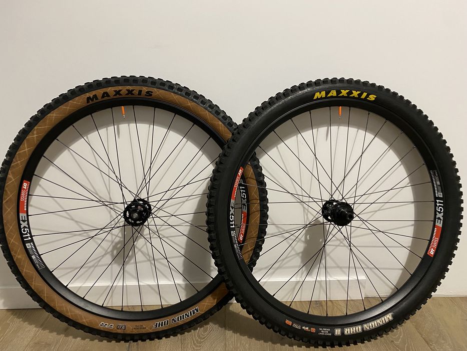 Koła 29 mtb enduro dh boost DT Swiss arc xd is MAXXIS dhf dhr Tubolito