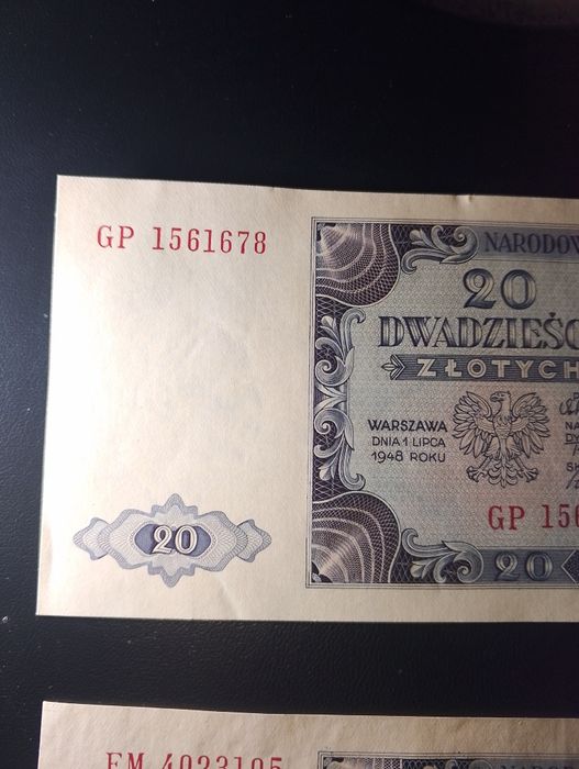 20 zł 1948 2sztuki