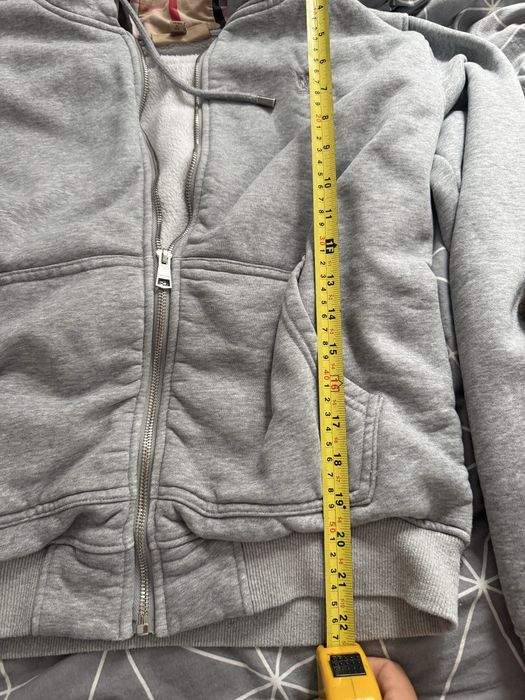 Bluza swag rozpinana szara