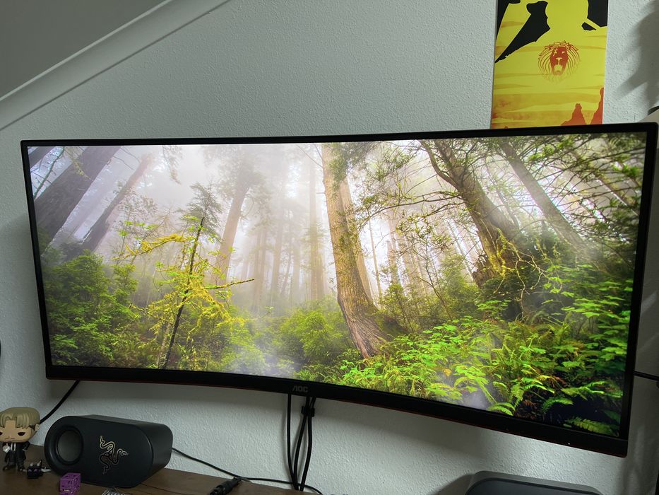 Monitor Curvo UltraWide 34'' 180Hz AOC
