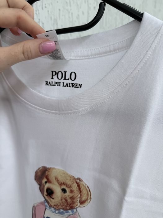 Футболка Polo Ralph Lauren s біла