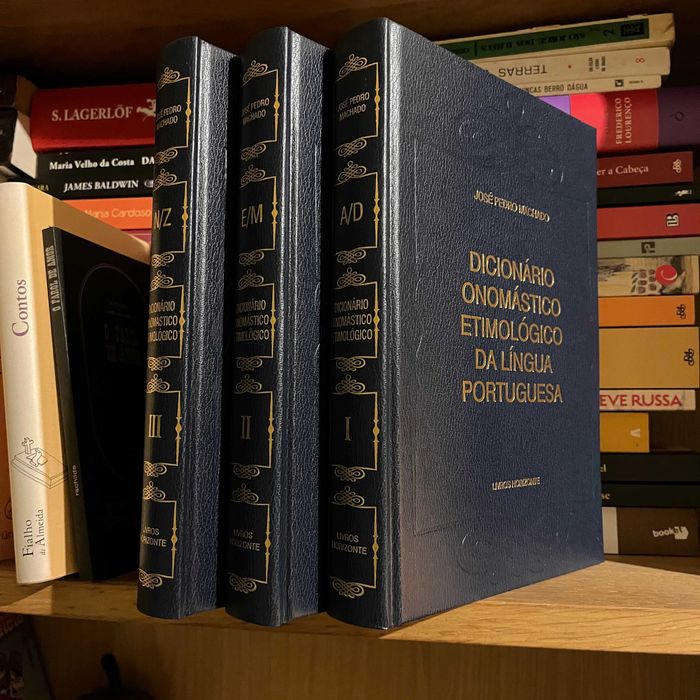 Dicionário Onomástico Etimológico da Língua Portuguesa (3 volumes)