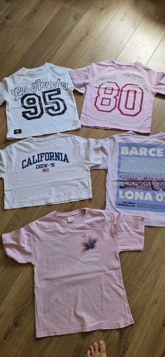 Tshirt 9 szt. koszulki 146-152 Zara 9-11 lat w bdb stanie.