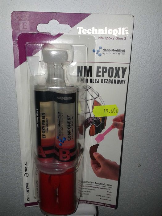 Klej dwuskładnikowy w tubie Technicqll NM Epoxy szybkowiążący