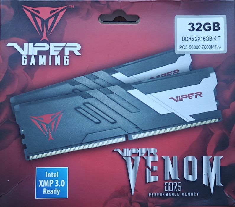 Pamięć RAM DDR5 Viper Gaming 2x16gb PC5-56000 7000MT/s