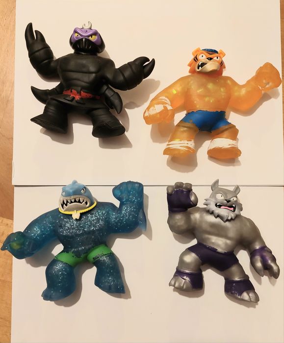 Goo Jit Zu 1 seria zestaw,  gumowe,  elastyczne figurki,  gniotki