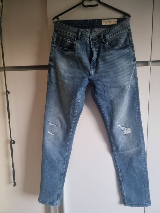 Spodnie jeans męskie 48 32/32