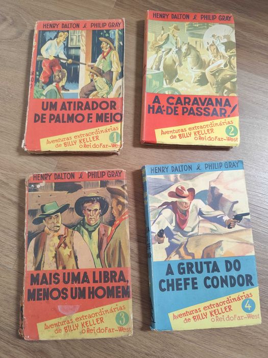 Livros Antigos Billy Keller - O Rei do Far-West (Nº 1 a 4)