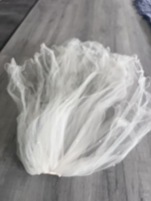 Vestido de noiva branco perola