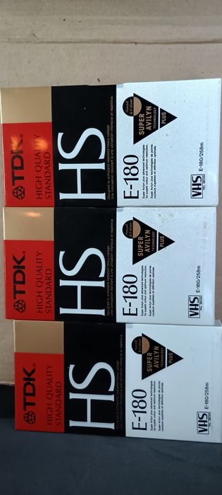 Kaseta VHS TDK HS K-180 nowa