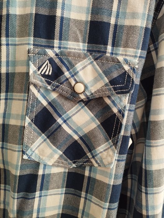 Camisa xadrez azul Quebramar (L)