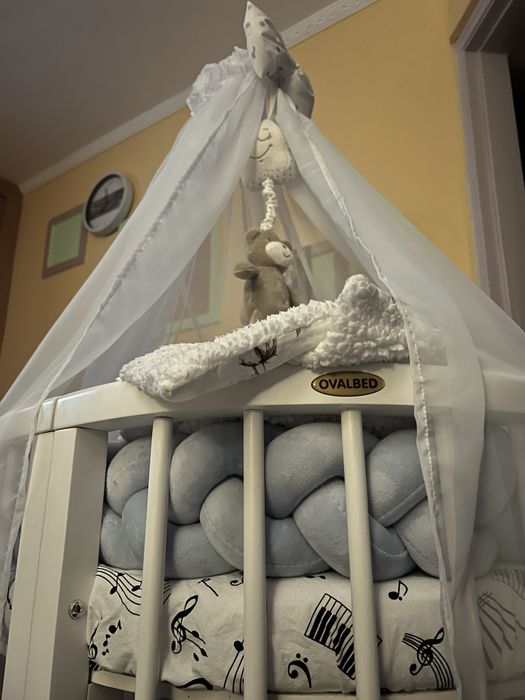 Ліжко дитяче 9 в 1 Ovalbed+ комплект в описі
