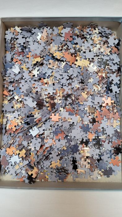 Magiczny zachód słońca nad Neuschwanstein – puzzle 1500 el. Clementoni