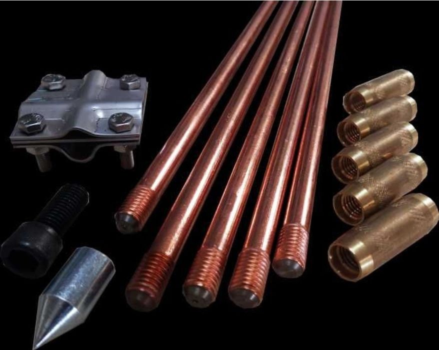 Uziom pomiedziowany 3/4 + osprzęt