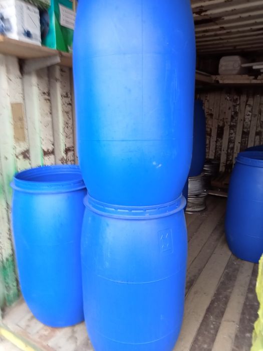бочка синяя б/у 120/150/200л еврокуб все в наличии