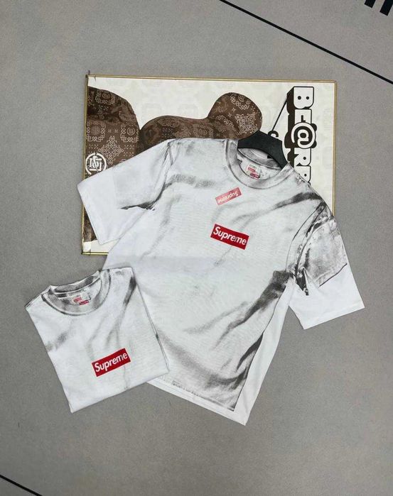 Оверсайз Футболка Supreme Maison Margiela з принтом іншої футболки