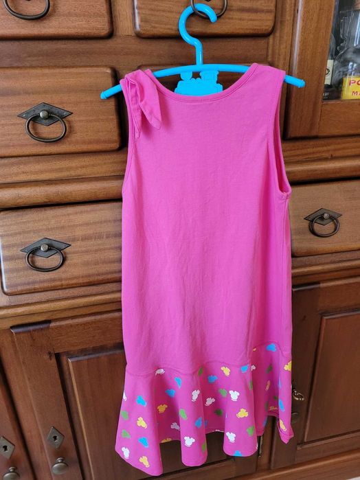 Vestido de criança, p/ o Verão, de algodão, tam 10 anos, marca Disney