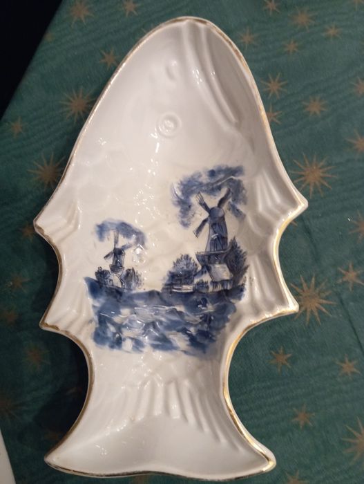 19 wieczny Antyczny półmisek francuski