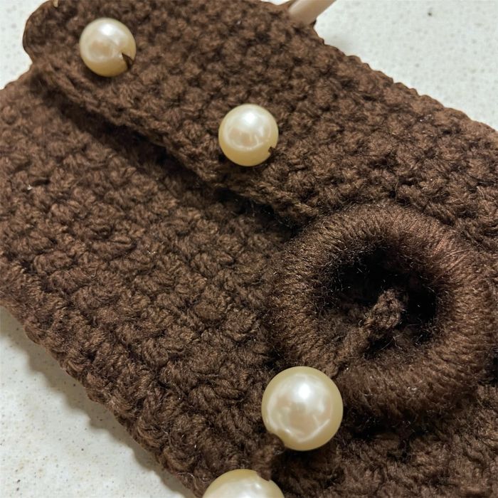 Bolsa artesanal em crochê – peça única