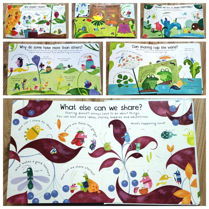 Why should I share? Usborne książeczka z okienkami po angielsku