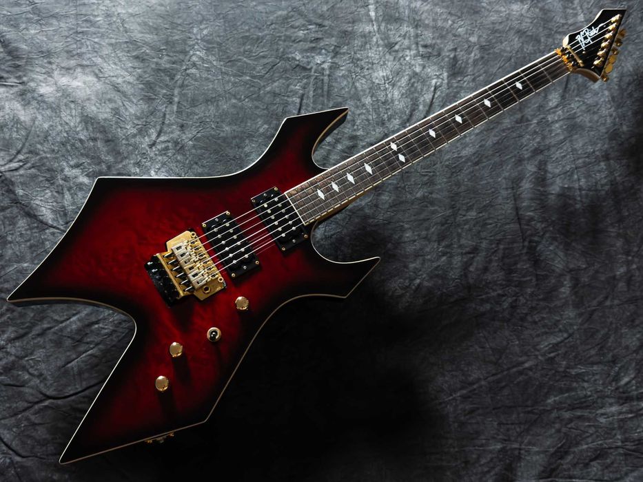 B.C. Rich Warlock-920JE See Through Red Burst